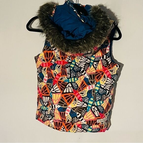 Kid's Burton Sugar & Spice Paradise Print Puffer Vest with Hoot - Picture 5 of 13